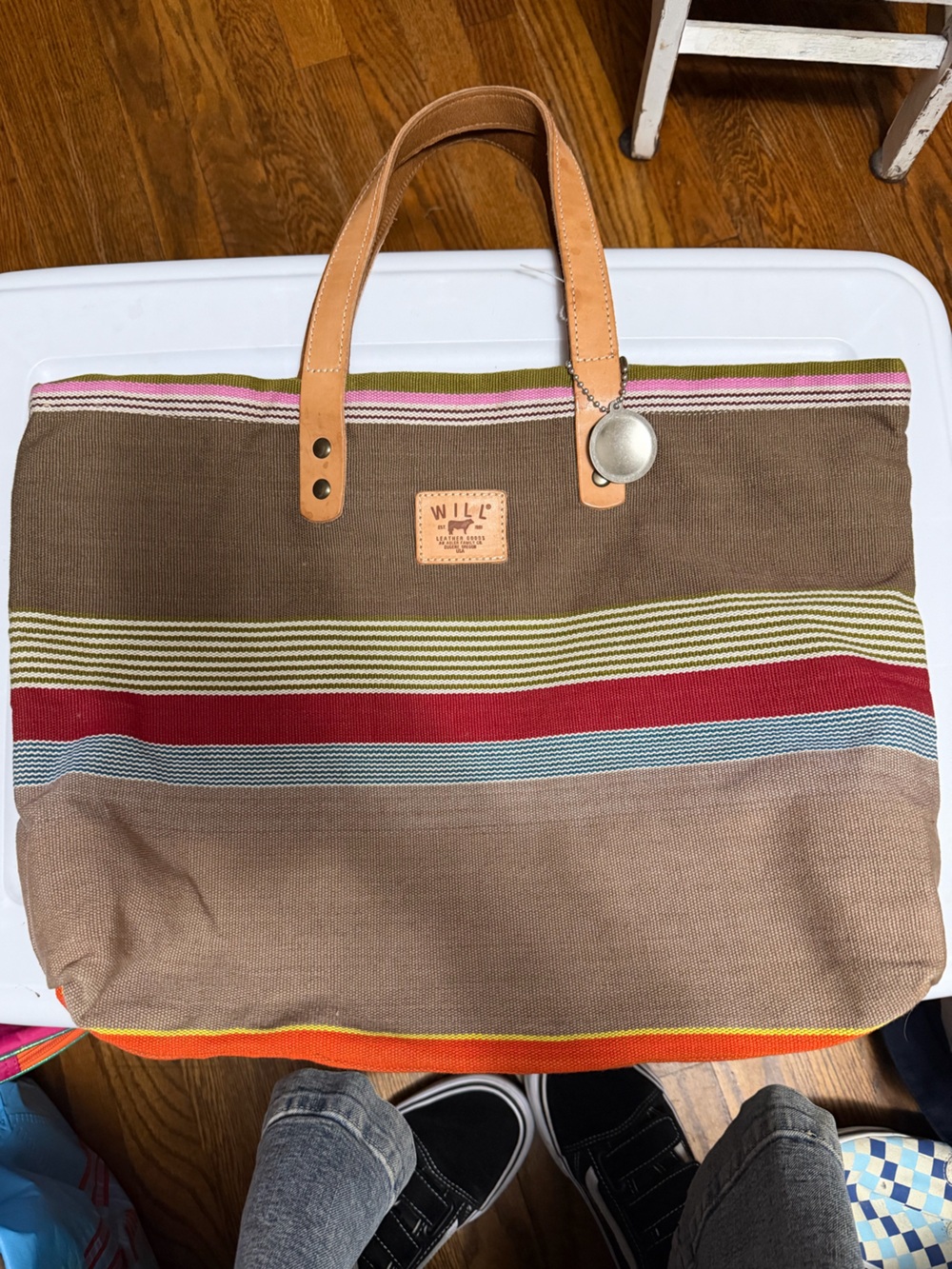 Will Leather Goods Canvas Tote Bag